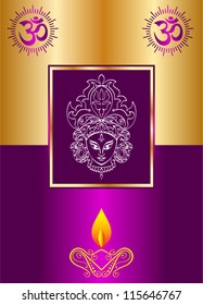 Durga Diwali Design