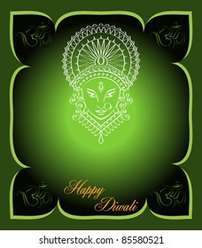Durga Diwali Design
