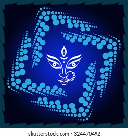 Durga Goddess of Power Vector Art