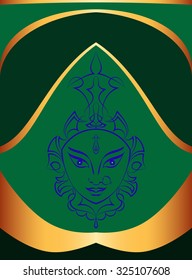 Deusa Durga da Arte Vetorial