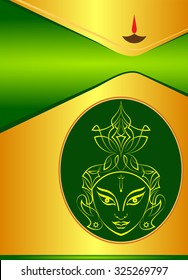 Durga Goddess of Power Vector Art