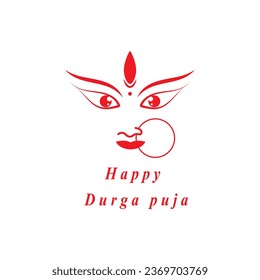 durga puja icon vector illustration