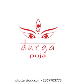 Durga puja Ikone Vektorgrafik
