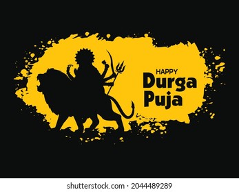 Durga puja poster Graphic trendy design