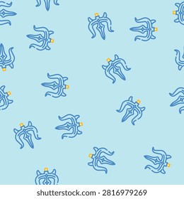 durga trident trishul vector seamless pattern durga trident trishul sign illustration