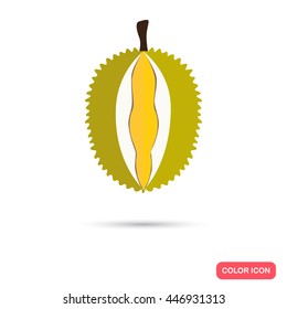 Durian color flat icon
