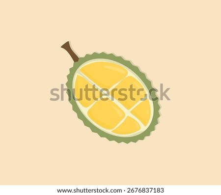 durian fruit concept design from above