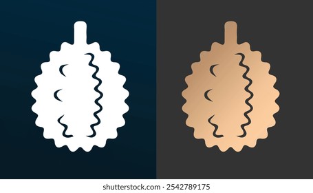 Durian fruit is cool and fresh with a gold and white texture