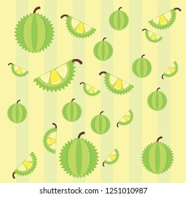 Durian Fruit Seamless
Pattren Modern Design