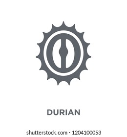 Durian icon. Durian design concept from Fruit and vegetables collection. Simple element vector illustration on white background.