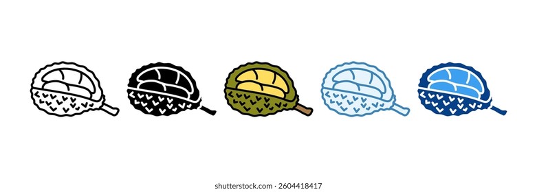 Durian Icon Set Multiple Style Collection