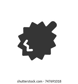 dur-ian icon vector. dur-ian icon glyph style
