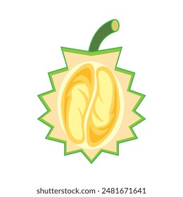 durian icon vector illustration design template