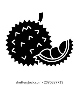 Durian icon vector on trendy design