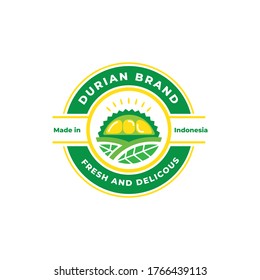 Durian Logo King of Fruit