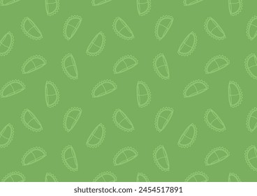 Durian pattern. Durian pattern on green background.