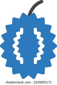 durian  Vector illustration on a transparent background. Premium quality symmbols. Glyphs vector icons for concept and graphic design. 
