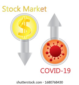 During pandemic Covid 19 the economy is in crisis.