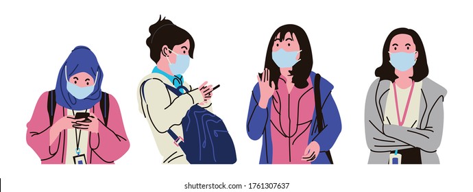 During this pandemic, some workers have to stay in the office to work, and some continue to work from home. Workers must obey their distance from others, wear masks, and wash their hands frequently