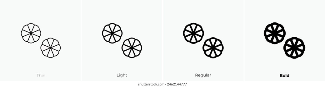 duros icon. Thin, Light Regular And Bold style design isolated on white background