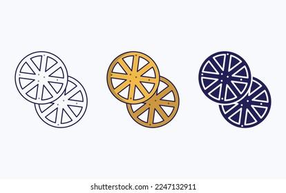 Duros Mexican Wagon vector illustration