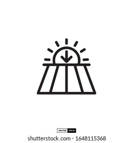 dusk icon, design inspiration vector template for interface and any purpose