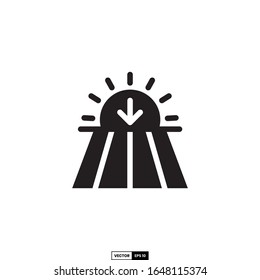 dusk icon, design inspiration vector template for interface and any purpose