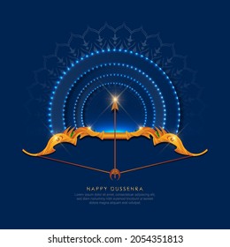 DUSSEHRA- Abstract Illustration Of Dussehra. Vector