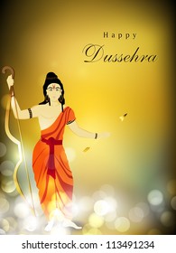 Dussehra festival background. EPS 10.
