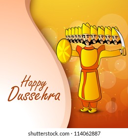 Dussehra festival background. EPS 10.