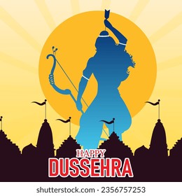 Dussehra es un festival hindú que simboliza el triunfo del bien sobre el mal, celebrado principalmente por la épica historia de la victoria de Lord Rama sobre el rey demonio Ravana.