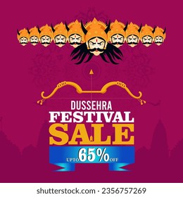 Dussehra es un festival hindú que simboliza el triunfo del bien sobre el mal, celebrado principalmente por la épica historia de la victoria de Lord Rama sobre el rey demonio Ravana.