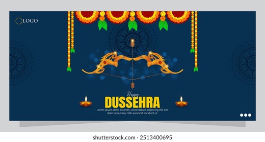 Dussehra é um festival hindu que simboliza o triunfo do bem sobre o mal, celebrado principalmente pela história épica da vitória de Lord Rama sobre o demônio rei Ravana.