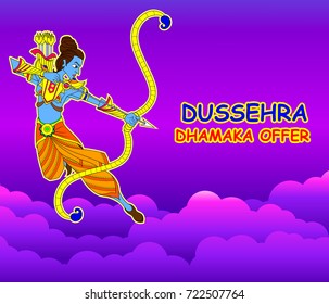  Dussehra Navratri festival of India poster