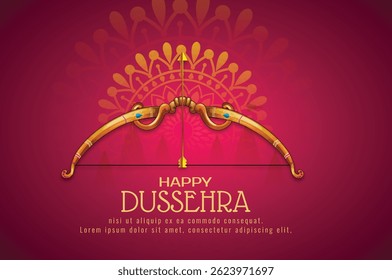 Dussehra Poster Use Para Saudações, Cartaz, Banner 
