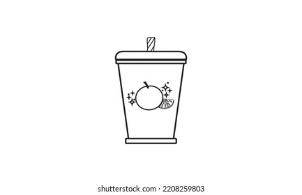 Dust Bin vector icon. Modern vector icon design template