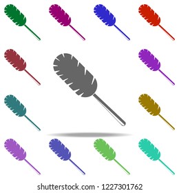 dust brush icon. Elements of Cleaners in multi color style icons. Simple icon for websites, web design, mobile app, info graphics