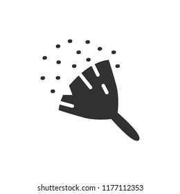 dust brush. monochrome icon