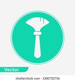 Dust brush vector icon sign symbol