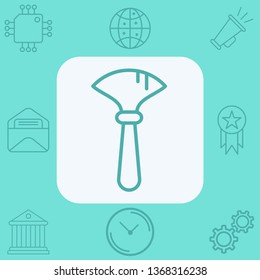 Dust brush vector icon sign symbol