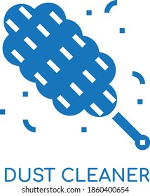dust cleaner icon vector isolate