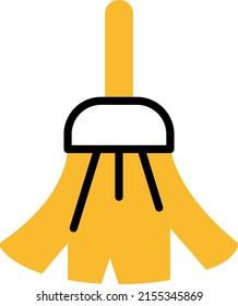 Dust cleaner, illustration, vector on a white background.