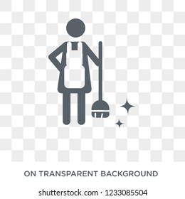 dust cleaning icon. dust cleaning design concept from Hygiene collection. Simple element vector illustration on transparent background.