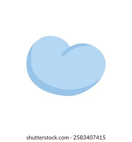 Dust cloud. Comic book little smoke puff stream clouds, cloud puffs silhouettes flat vector illustration icon. Cartoon tiny smoke cloud on white background.