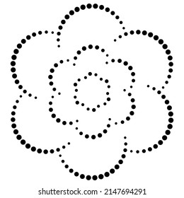 Dust cloud icon sign dustiness with allergens and dirt in air