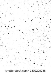 Dust dirt spotted textured background, transparent backdrop. Use for overlay, texture, brushes, shading or montage. Abstract vector illustration, eps 10. Easy to recolor.