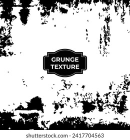  Dust Dots Grunge Texture Set. Black Dusty Scratchy Pattern Collection. Abstract Grainy Background. Vector Design Artwork. Textured Effect. Crack.