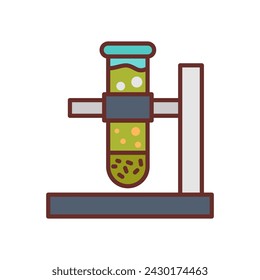 Dust Experiment icon in vector. Logotype
