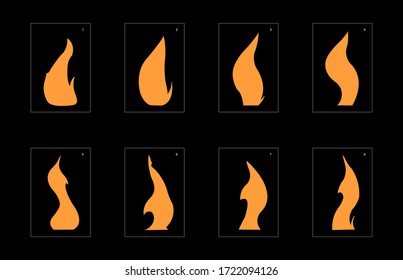 Dust explosion effect. Explosion animation effect. Animation sprite sheet for games, cartoon or animation. vector style animation effect 1243.