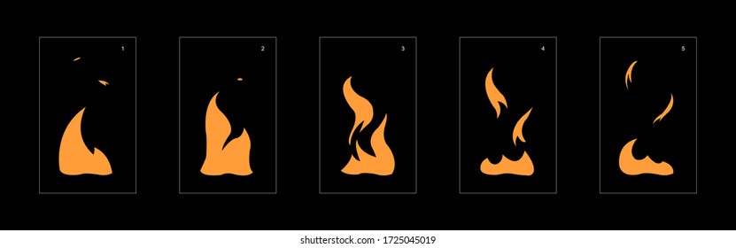 Dust explosion effect. Explosion animation effect. Animation sprite sheet for games, cartoon or animation. vector style animation effect 1333.